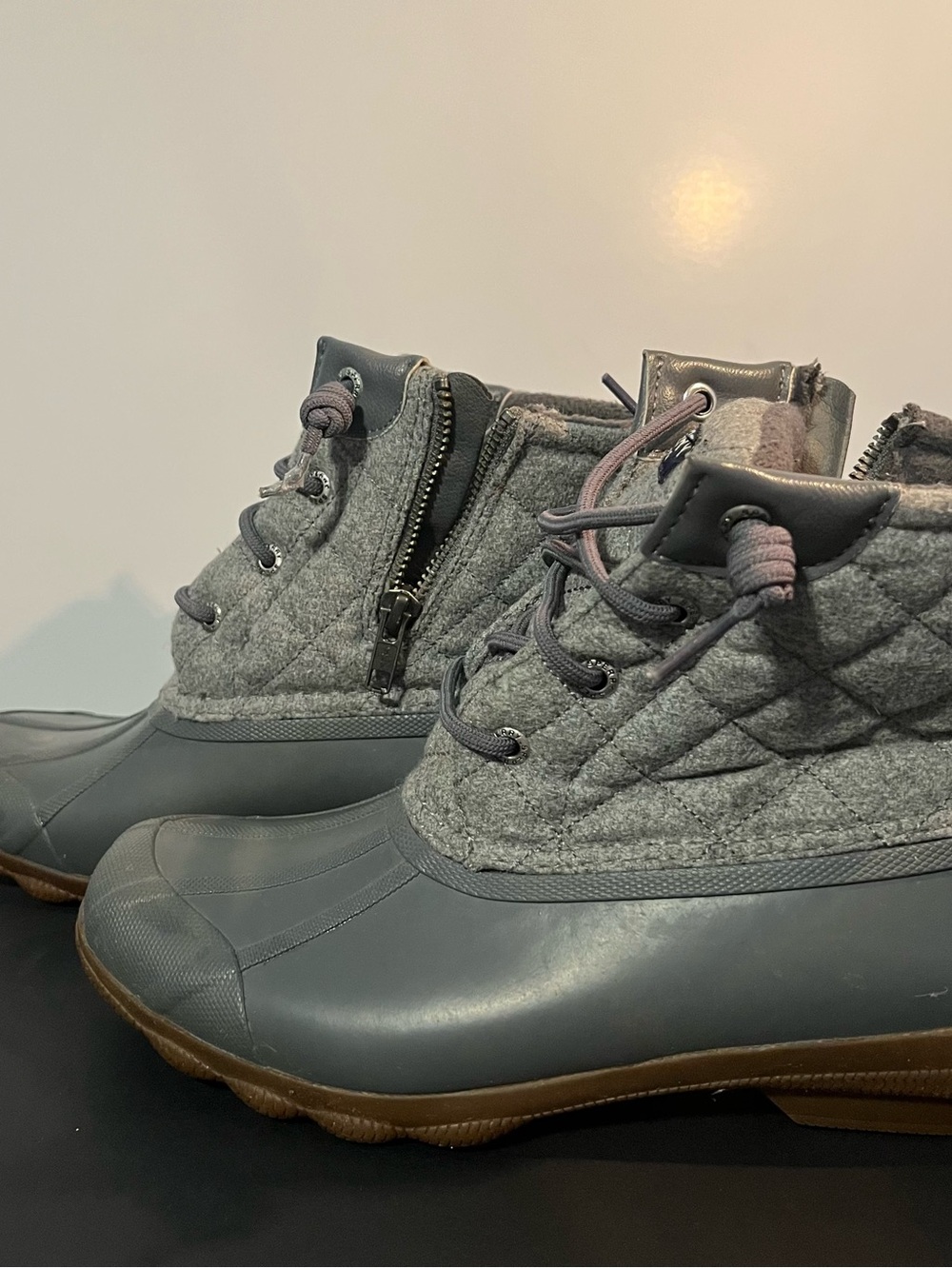 Sperry Top-Sider Women's Saltwater Quilted Chevron Nylon Duck Boots